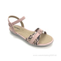 Summer Python pattern Flat Women Sandals